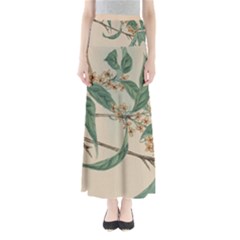 Vintage Watercolour Watercolor Full Length Maxi Skirt by Celenk
