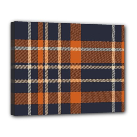 Abstract Background Pattern Textile 6 Canvas 14  X 11  by Celenk