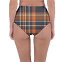 Abstract Background Pattern Textile 6 Reversible High-Waist Bikini Bottoms View4