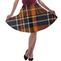Abstract Background Pattern Textile 6 A-line Skater Skirt View1