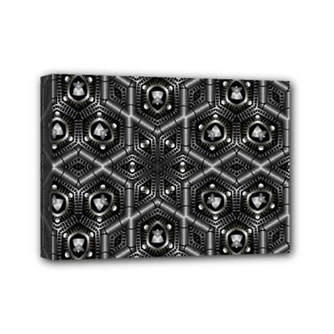 Design Art Pattern Decorative Mini Canvas 7  X 5  by Celenk