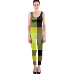 Tartan Abstract Background Pattern Textile 5 Onepiece Catsuit by Celenk