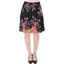 Fractal Fantasy Art Design Swirl Velvet High Waist Skirt View1