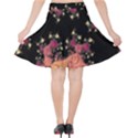 Fractal Fantasy Art Design Swirl Velvet High Waist Skirt View2