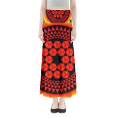 Geometry Maths Design Mathematical Full Length Maxi Skirt by Celenk