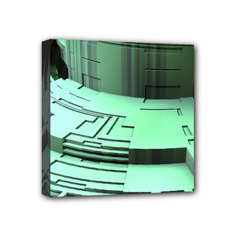 Futuristic Urban Architecture Mini Canvas 4  X 4  by Celenk