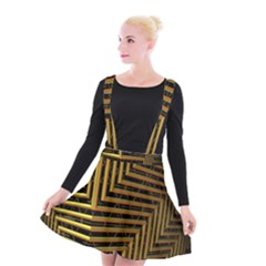 Modern Art Sculpture Architecture Suspender Skater Skirt by Celenk