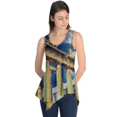 Athens Greece Ancient Architecture Sleeveless Tunic by Celenk
