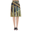 Athens Greece Ancient Architecture Flared Midi Skirt View2