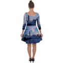 London Westminster Landmark England Quarter Sleeve Skater Dress View2
