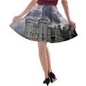 Castle Building Architecture A-line Skater Skirt View2