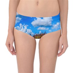Buildings Architecture Architectural Mid-waist Bikini Bottoms by Celenk