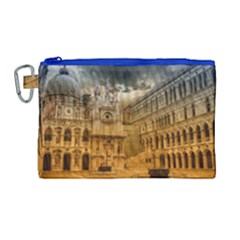 Palace Monument Architecture Canvas Cosmetic Bag (large) by Celenk