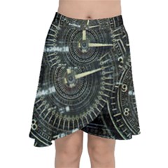 Time Machine Science Fiction Future Chiffon Wrap by Celenk