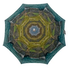 Coastline Waterfall Landscape Straight Umbrellas by Celenk