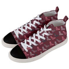 Rosegrey Boots Men s Mid-top Canvas Sneakers by snowwhitegirl