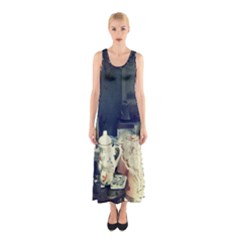 Abandonded Dollhouse Sleeveless Maxi Dress by snowwhitegirl