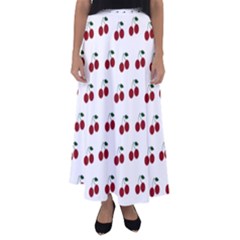 Cherries Flared Maxi Skirt by snowwhitegirl
