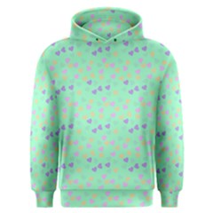 Minty Hearts Men s Overhead Hoodie by snowwhitegirl