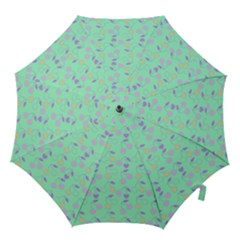 Mint Heart Cherries Hook Handle Umbrellas (large) by snowwhitegirl