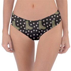 Charcoal Boots Reversible Classic Bikini Bottoms by snowwhitegirl