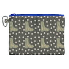 Charcoal Boots Canvas Cosmetic Bag (xl) by snowwhitegirl