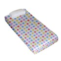 Blue Pink Yellow Eggs On White Fitted Sheet (Single Size) View2