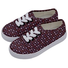 Grey Pink Lilac Brown Eggs On Brown Kids  Classic Low Top Sneakers by snowwhitegirl