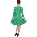 Green Music Ruffle Dress View2