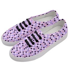 Black White Pink Blue Eggs On Violet Women s Classic Low Top Sneakers by snowwhitegirl