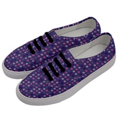 Violet Grey Purple Eggs On Grey Blue Men s Classic Low Top Sneakers by snowwhitegirl