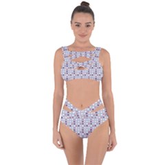 Pink Purple White Eggs On Lilac Bandaged Up Bikini Set  by snowwhitegirl