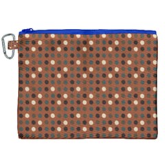 Grey Eggs On Russet Brown Canvas Cosmetic Bag (xxl) by snowwhitegirl