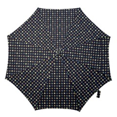 Beige Blue Cream Eggs On Grey Blue Hook Handle Umbrellas (large) by snowwhitegirl