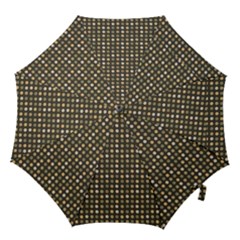 Grey Beige Eggs On Dark Grey Hook Handle Umbrellas (small) by snowwhitegirl