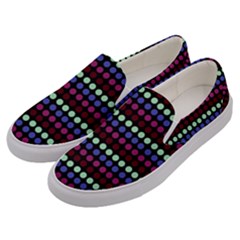Multi Black Dots Men s Canvas Slip Ons by snowwhitegirl