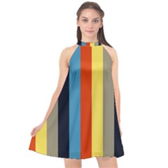 Moneta Halter Neckline Chiffon Dress  by snowwhitegirl