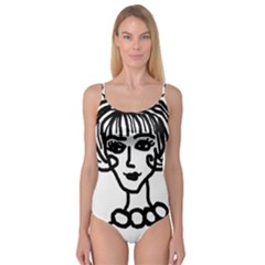 20s Girl Camisole Leotard  by snowwhitegirl