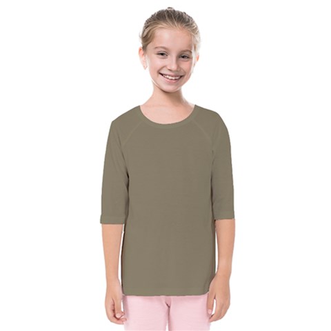 Rainy Brown Kids  Quarter Sleeve Raglan Tee by snowwhitegirl