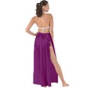 Magenta Ish Purple Maxi Chiffon Tie-Up Sarong View2
