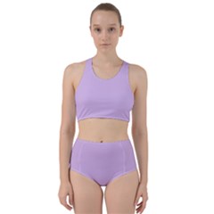 Lilac Morning Racer Back Bikini Set by snowwhitegirl