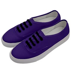 Dark Grape Purple Men s Classic Low Top Sneakers by snowwhitegirl