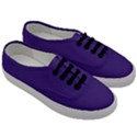 Dark Grape Purple Men s Classic Low Top Sneakers View3