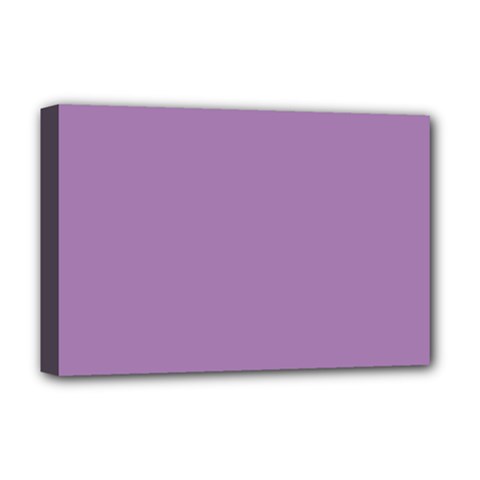 Grey Lily Deluxe Canvas 18  X 12   by snowwhitegirl