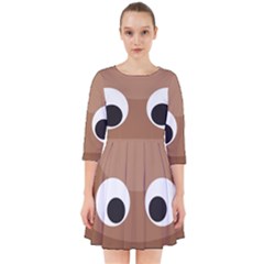 Poo Happens Smock Dress by Vitalitee