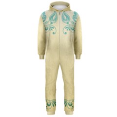 Art Nouveau Green Hooded Jumpsuit (men)  by NouveauDesign