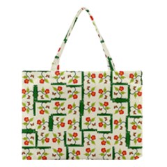 Plants And Flowers Medium Tote Bag by linceazul