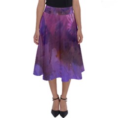 Ultra Violet Dream Girl Perfect Length Midi Skirt by NouveauDesign