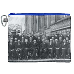 1927 Solvay Conference On Quantum Mechanics Canvas Cosmetic Bag (xxl) by thearts