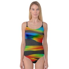 Colorful Background Camisole Leotard  by Nexatart